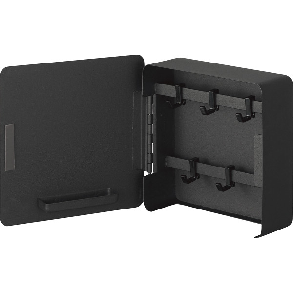 マグネットキーフック２段　ブラック