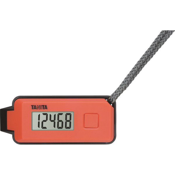 タニタ　３Ｄセンサー搭載歩数計　歩イッスル　オレンジ