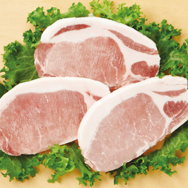 鹿児島県産　豚ロースステーキ（３枚）