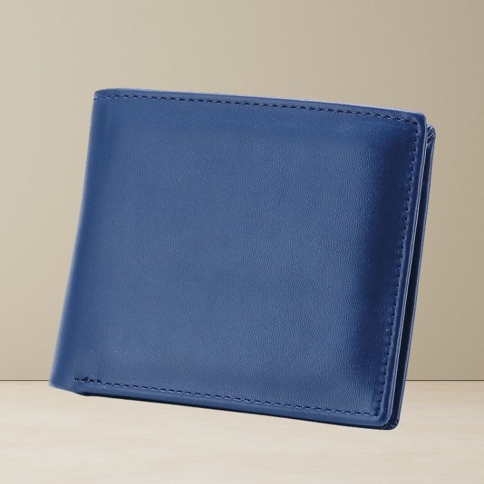 アーバンリサーチ　メンズ二つ折り財布　ネイビー