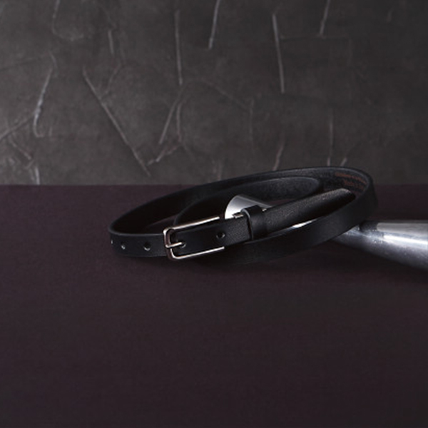 革工房いんのしま　レディースベルト　ブラック