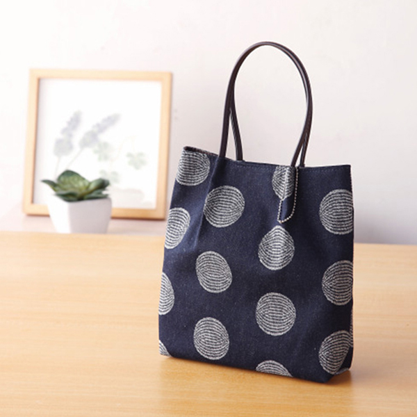 岡山県井原産デニムミニ手さげ