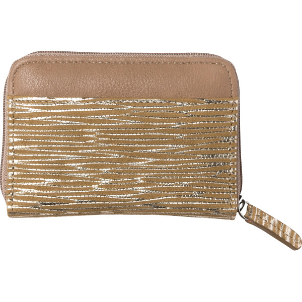 マデーラ　さざ波柄小銭入れ　イエロー