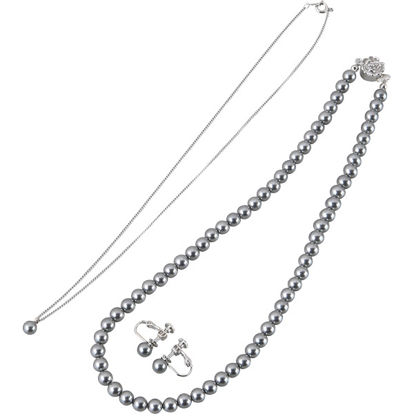 アトリエエトラ　貝パールセット　グレー