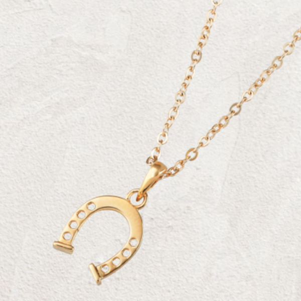 シルバーペンダント（ホースシュー）　ゴールド色
