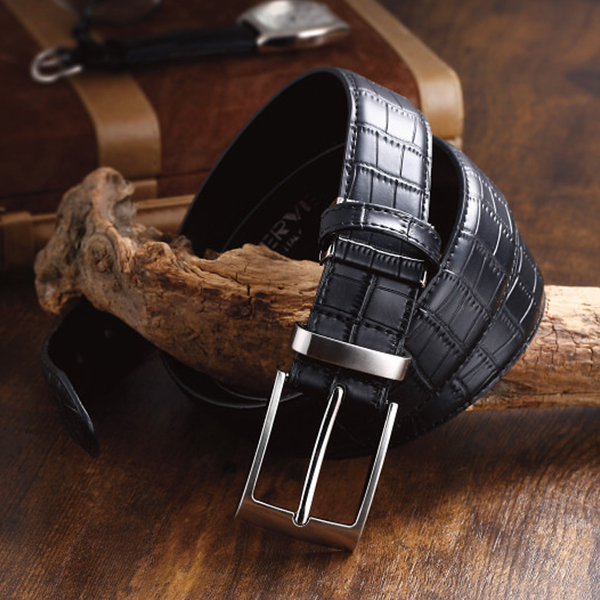 チェルベ　メンズベルト　ブラック