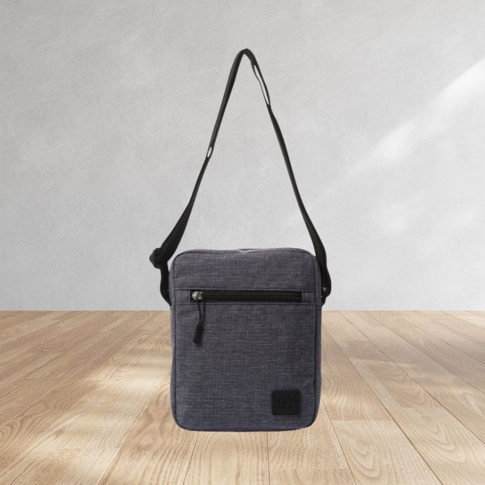 アッシュエル　メンズショルダーバッグ　グレー