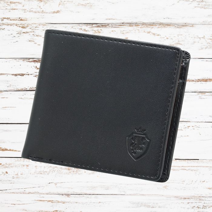 イングランドハウス　メンズ二つ折り財布　ブラック