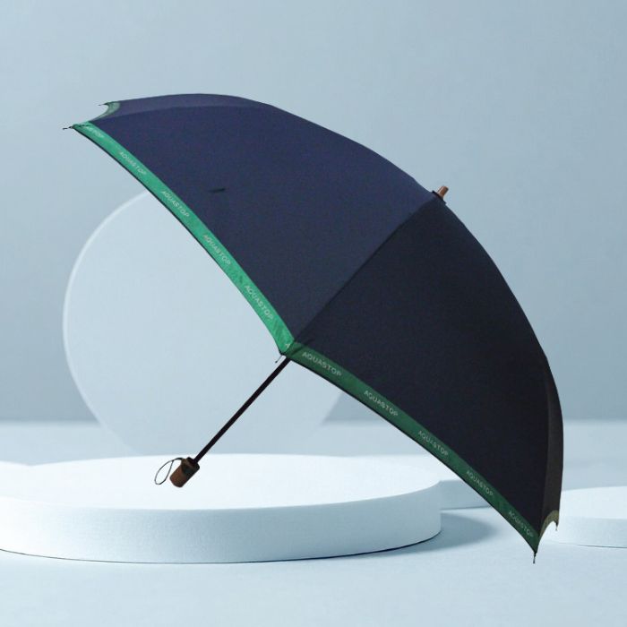 アクアストップ　折傘　ネイビー