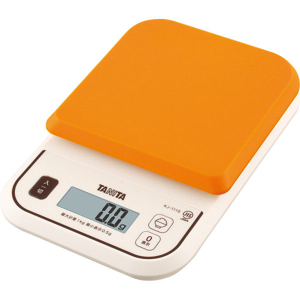 タニタ　デジタルクッキングスケール　オレンジ