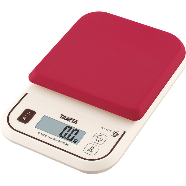 タニタ　デジタルクッキングスケール　レッド