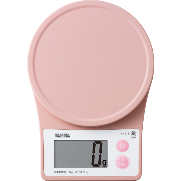タニタ　デジタルクッキングスケール　ピンク