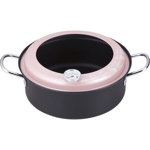 ラテラッテ　温度計付天ぷら鍋（２２ｃｍ）