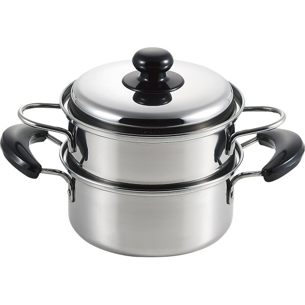 陳建一　二段蒸し器（１６ｃｍ）