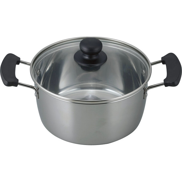 レシード　ステンレス両手鍋（２０ｃｍ）