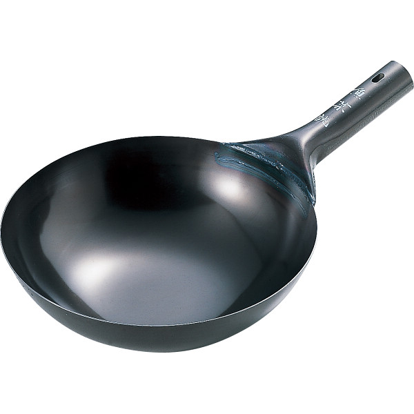 魚菜　鉄共柄北京鍋（２７ｃｍ）