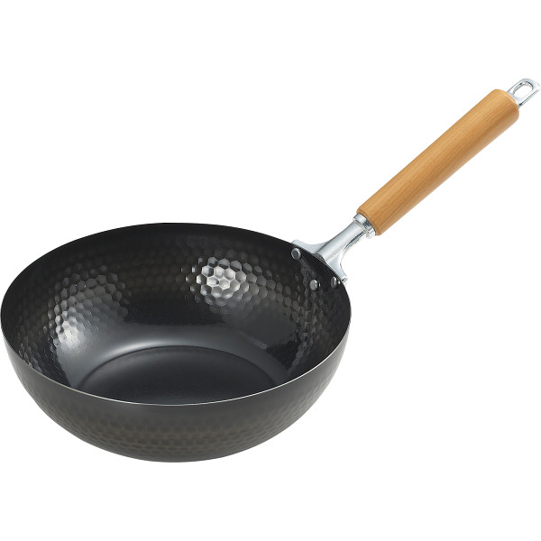 スゴ軽　槌目鉄炒め鍋（２４ｃｍ）