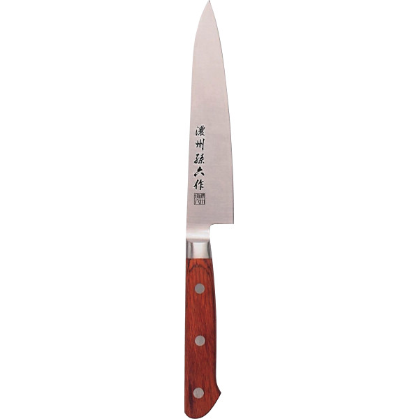 濃州孫六作　ペティナイフ　プロフェッショナルブラウン