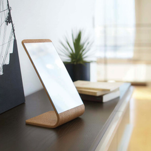 スタンドミラー　ナチュラル