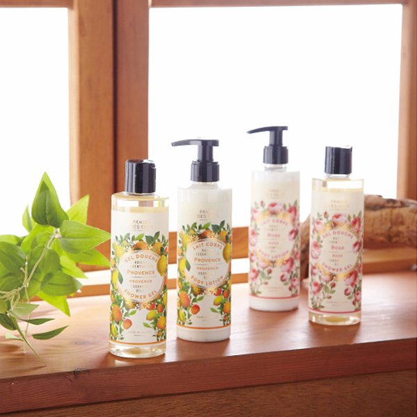 パニエデサンス　シャワージェル＆ボディーミルクセット　ローズ