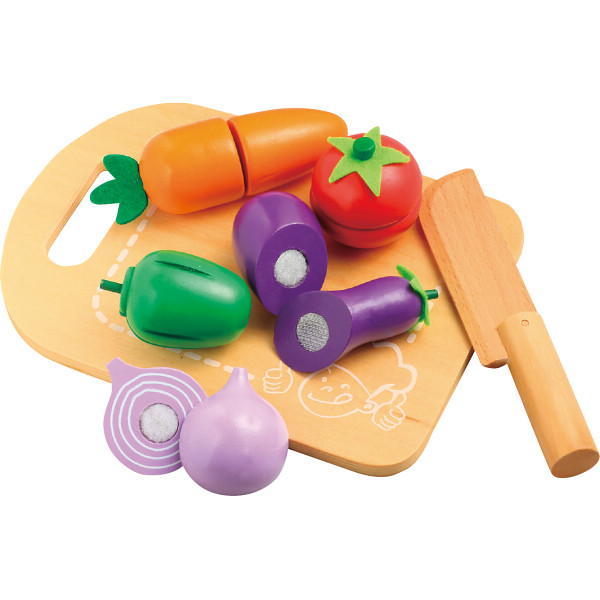 木製おままごとセット　やさい
