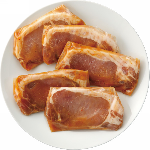 京の味付焼肉　国産豚ロース西京味噌仕立て（５枚）