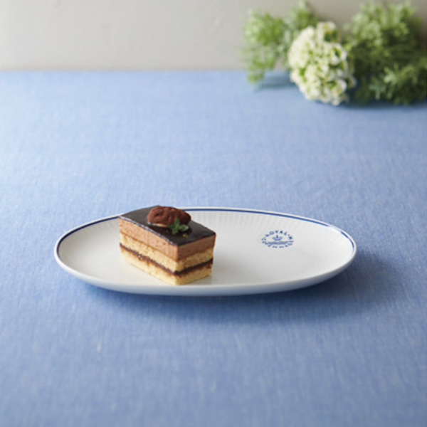 ロイヤルコペンハーゲン　ブルーライン　オーバルディッシュ