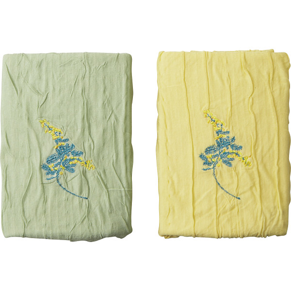 ミアミモザ　もこふあニットピローケース２枚セット