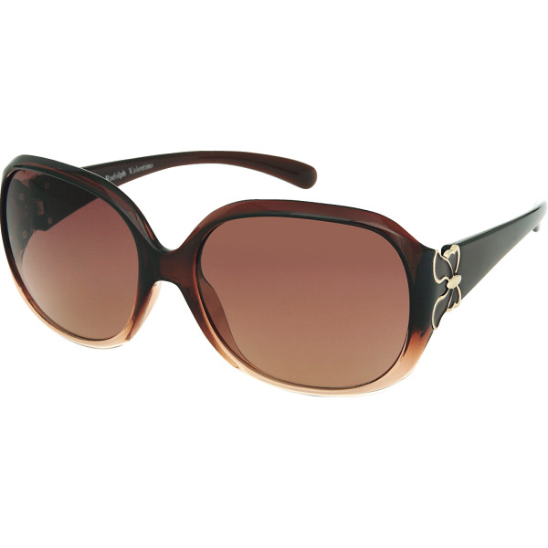 ルドルフバレンチノ　サングラス　ブラウンハーフ