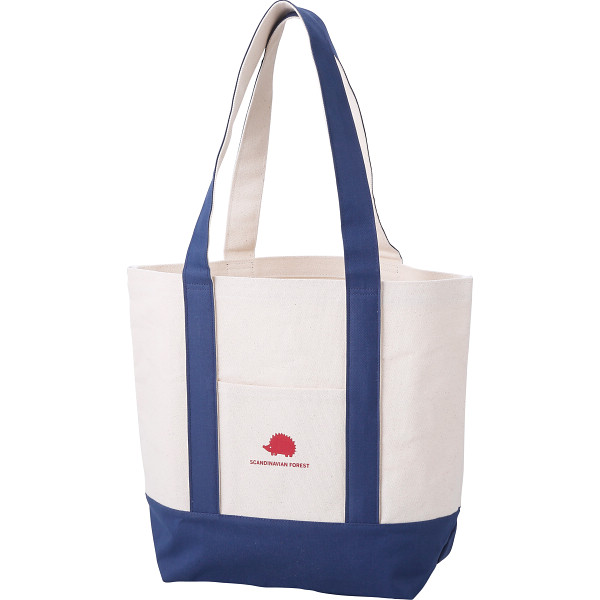 スカンジナビアンフォレスト　トートバッグ　ナチュラル・ネイビー