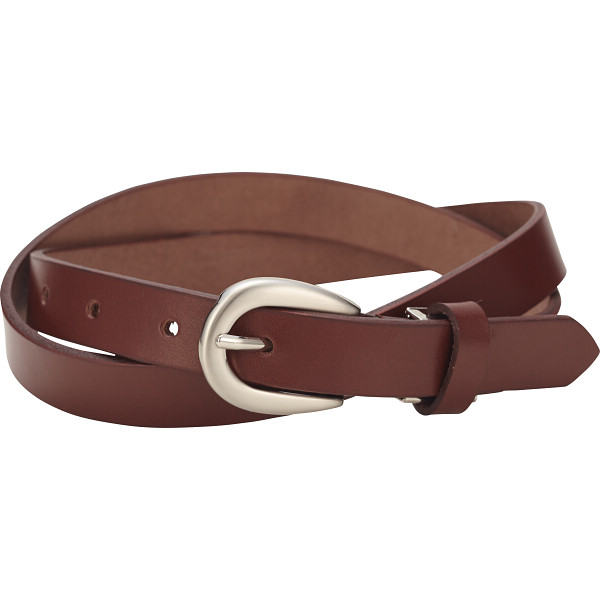 革工房いんのしま　レディースベルト　チョコ