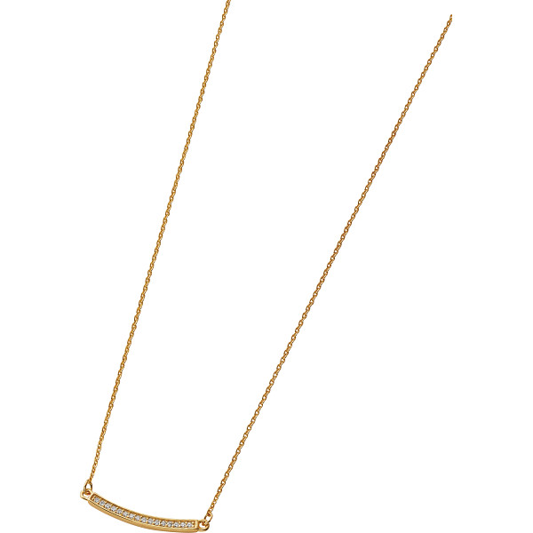 バースタイルネックレス　ゴールドカラー