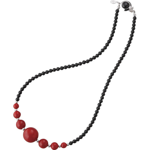 ユミジェンヌ　珊瑚風ネックレス