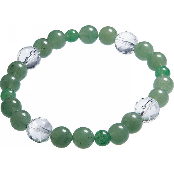 ヴィクトリアンローズ　パワーストーンブレスレット　アベンチュリン