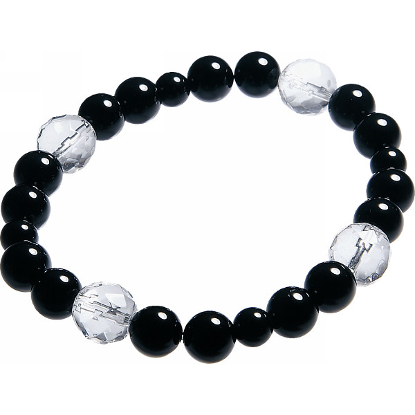 ヴィクトリアンローズ　パワーストーンブレスレット　オニキス