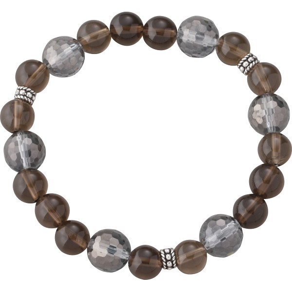 ジャパンマイスター　メンズ天然石ブレスレット　スモーキークォーツ