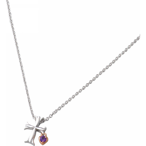 誕生石ペンダント　２月・アメジスト