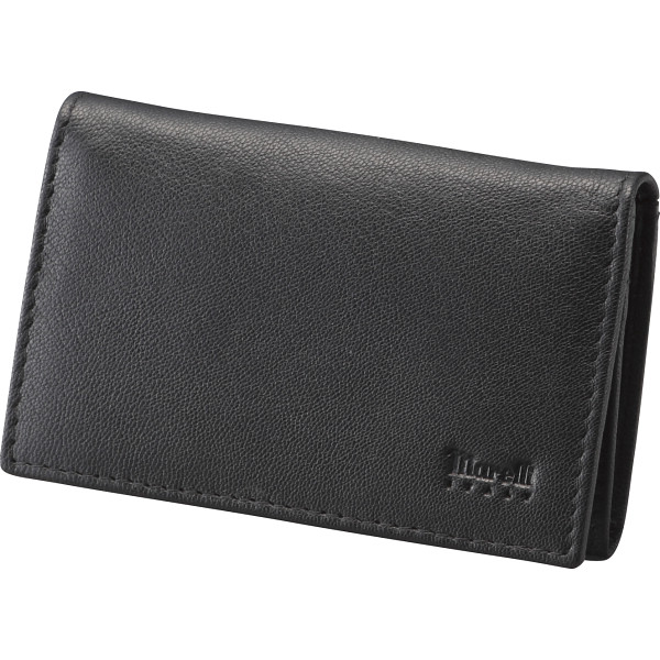 マレリー　名刺入れ　ブラック／グリーン