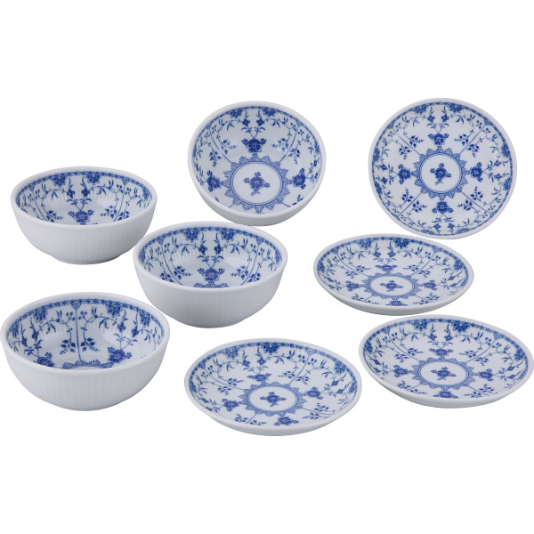 ブルーシェル　ボウルプレート　８ピースセット