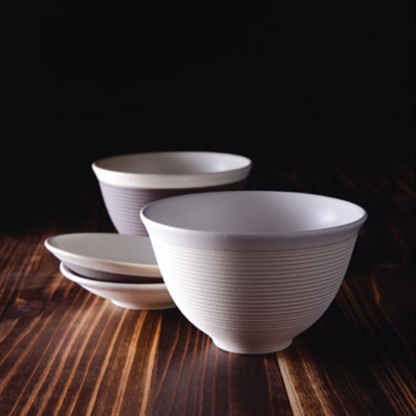 祥風窯　曽根洋司作　千段　ライスボールセット