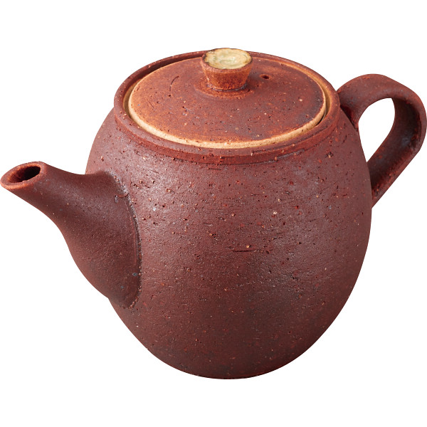 信楽焼　シガラキポット　鉄赤