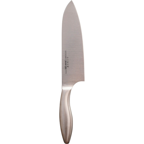 濃州孫六作　フルメタル三徳包丁