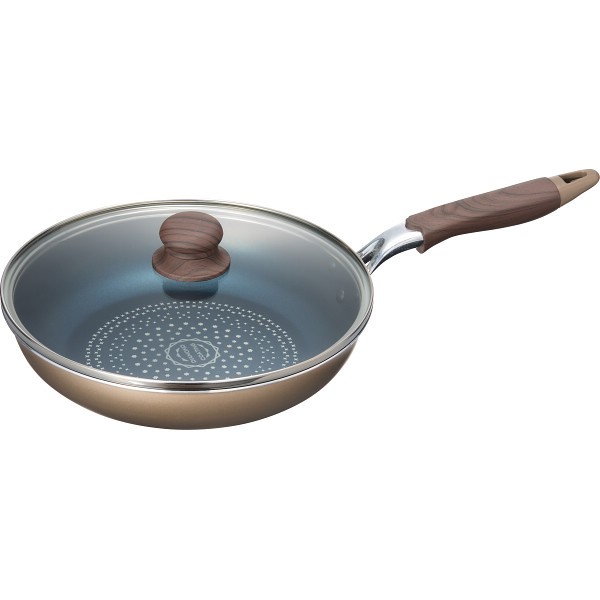 ブラナーノⅡ　アルミフライパン（２６ｃｍ）ガラス蓋付