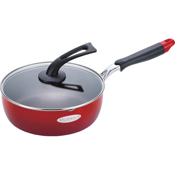 モデロス　スーパーディープパン（２４ｃｍ）ガラス蓋付