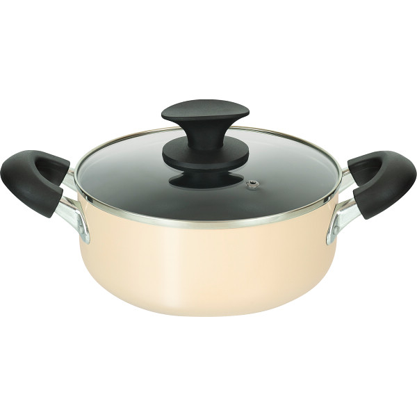 キナリフ　ＩＨ対応両手鍋（２０ｃｍ）