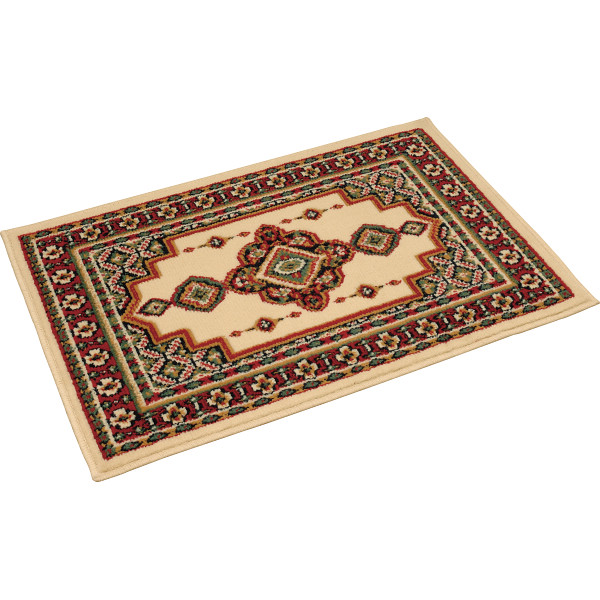 エジプト製ウィルトン織マット　ベージュ