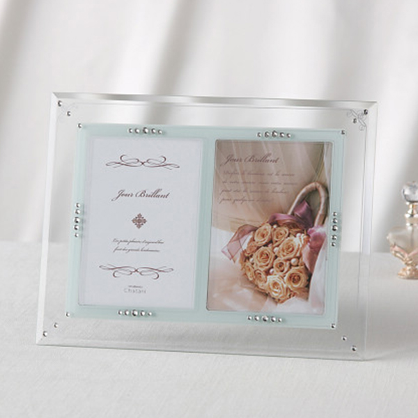 ガラスフォトフレーム　２窓