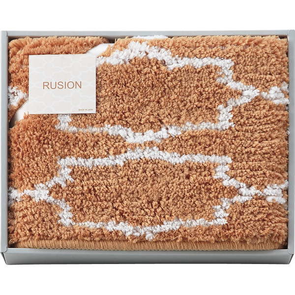 ルシオン　ワイドバスマット　ベージュ