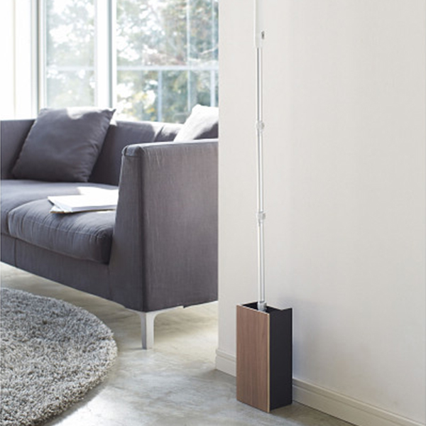 フローリングワイパースタンド　ブラウン