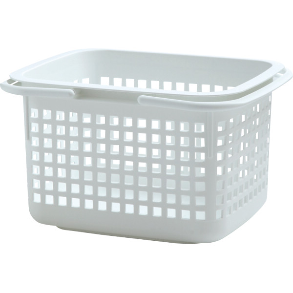 チェスティーノ　バスケット　Ｍ　Ｌ　２個セット　ホワイト